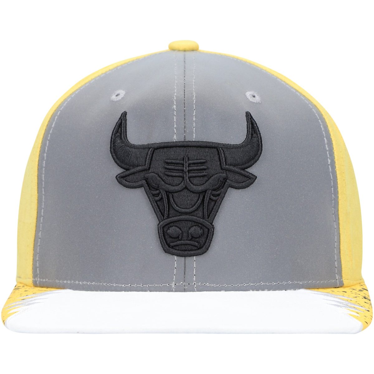 NBA men8217s chicago bulls mitchell amp ness grayyellow day 5 snapback hat Collection - Official Jerseys & Hats | NBA Store