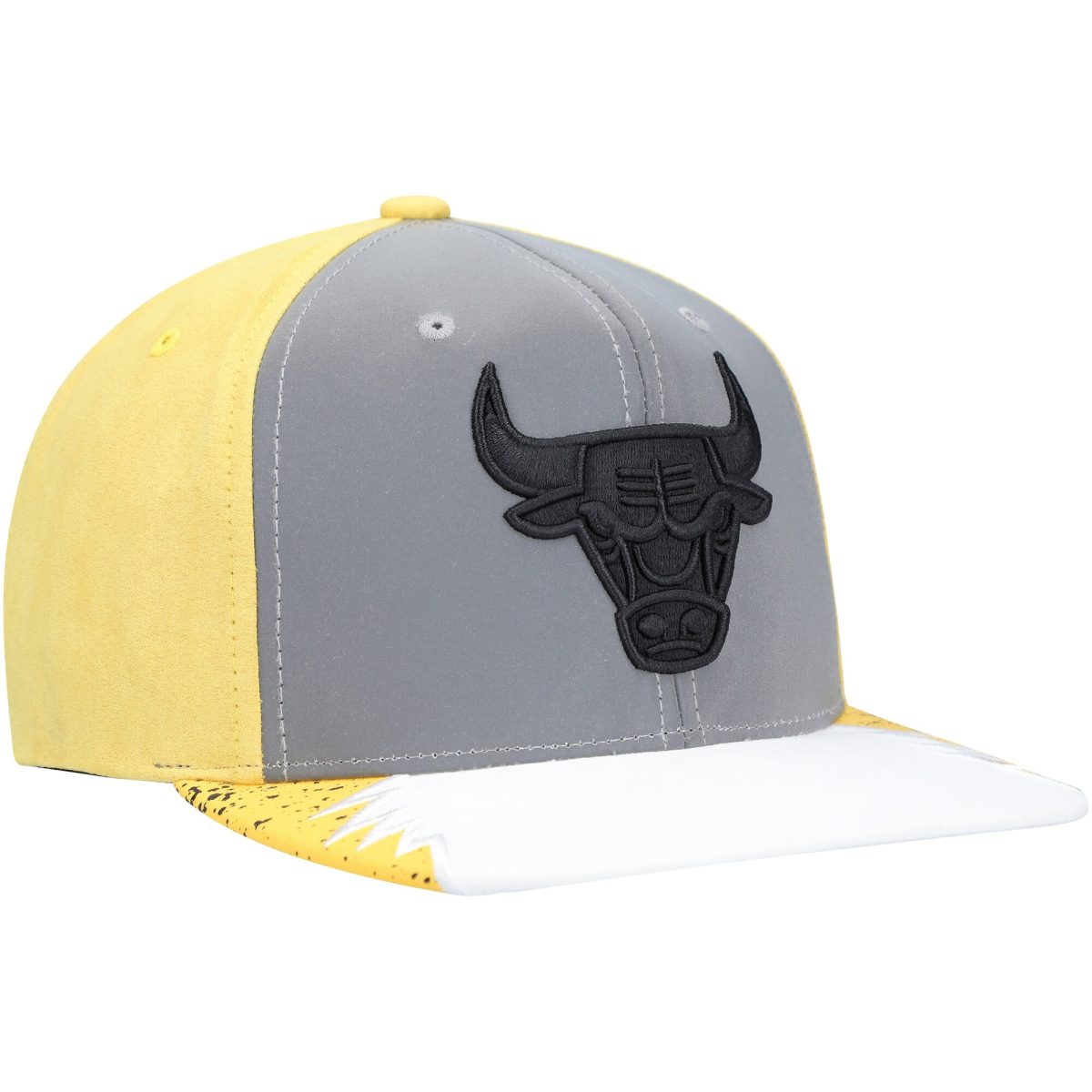 NBA men8217s chicago bulls mitchell amp ness grayyellow day 5 snapback hat Collection - Official Jerseys & Hats | NBA Store