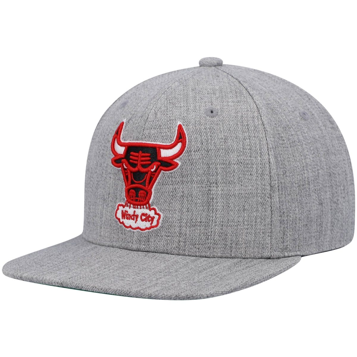 NBA men8217s chicago bulls mitchell amp ness heathered gray hardwood classics team 2.0 snapback hat Collection - Official Jerseys & Hats | NBA Store