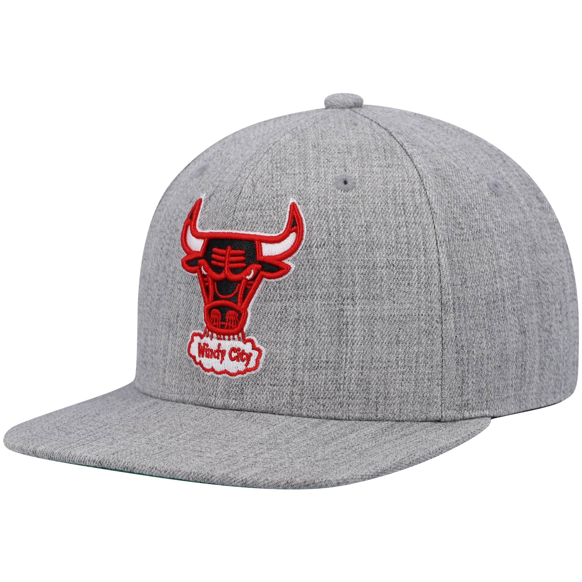 NBA men8217s chicago bulls mitchell amp ness heathered gray hardwood classics team 2.0 snapback hat Collection - Official Jerseys & Hats | NBA Store