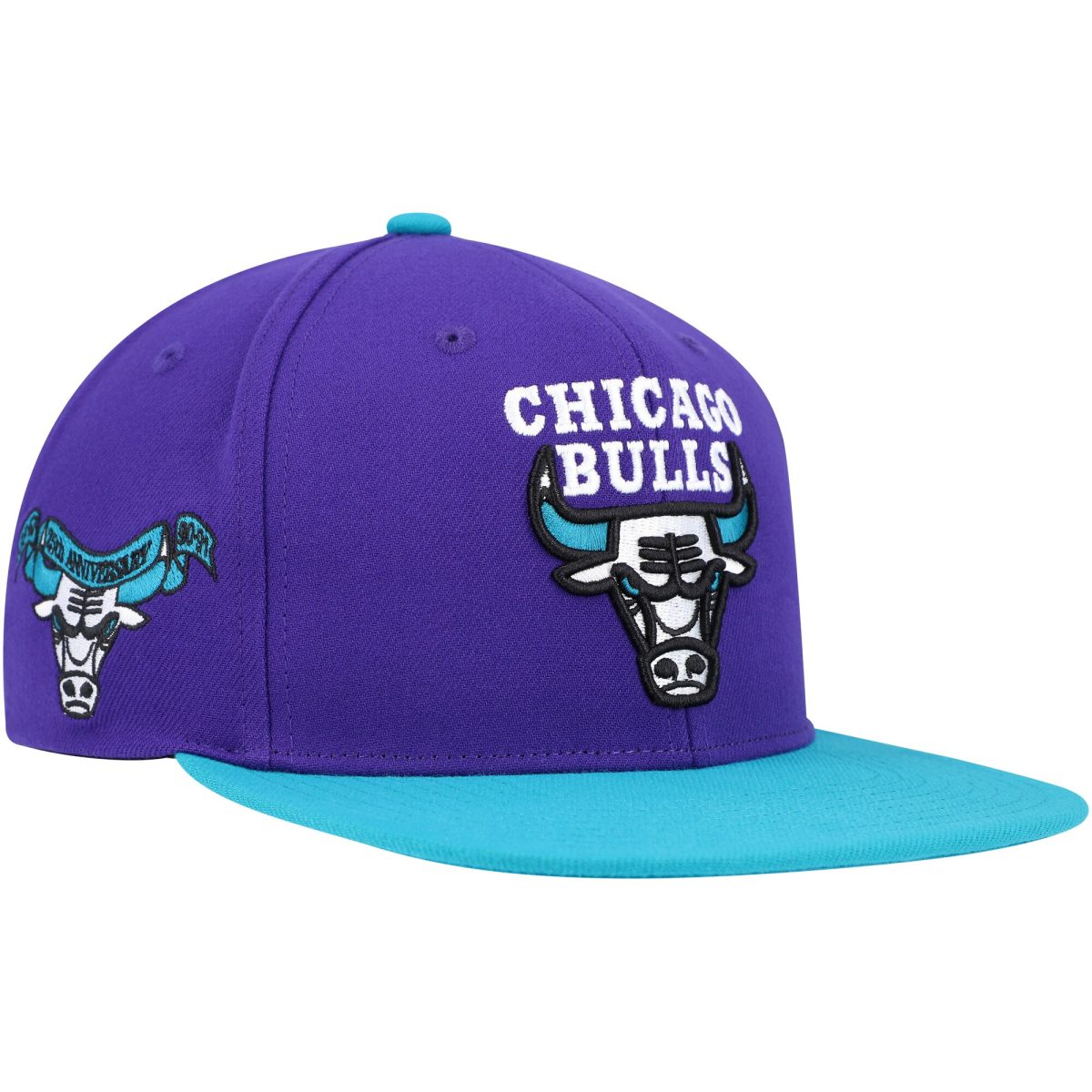NBA men8217s chicago bulls mitchell amp ness purpleteal core snapback hat Collection - Official Jerseys & Hats | NBA Store