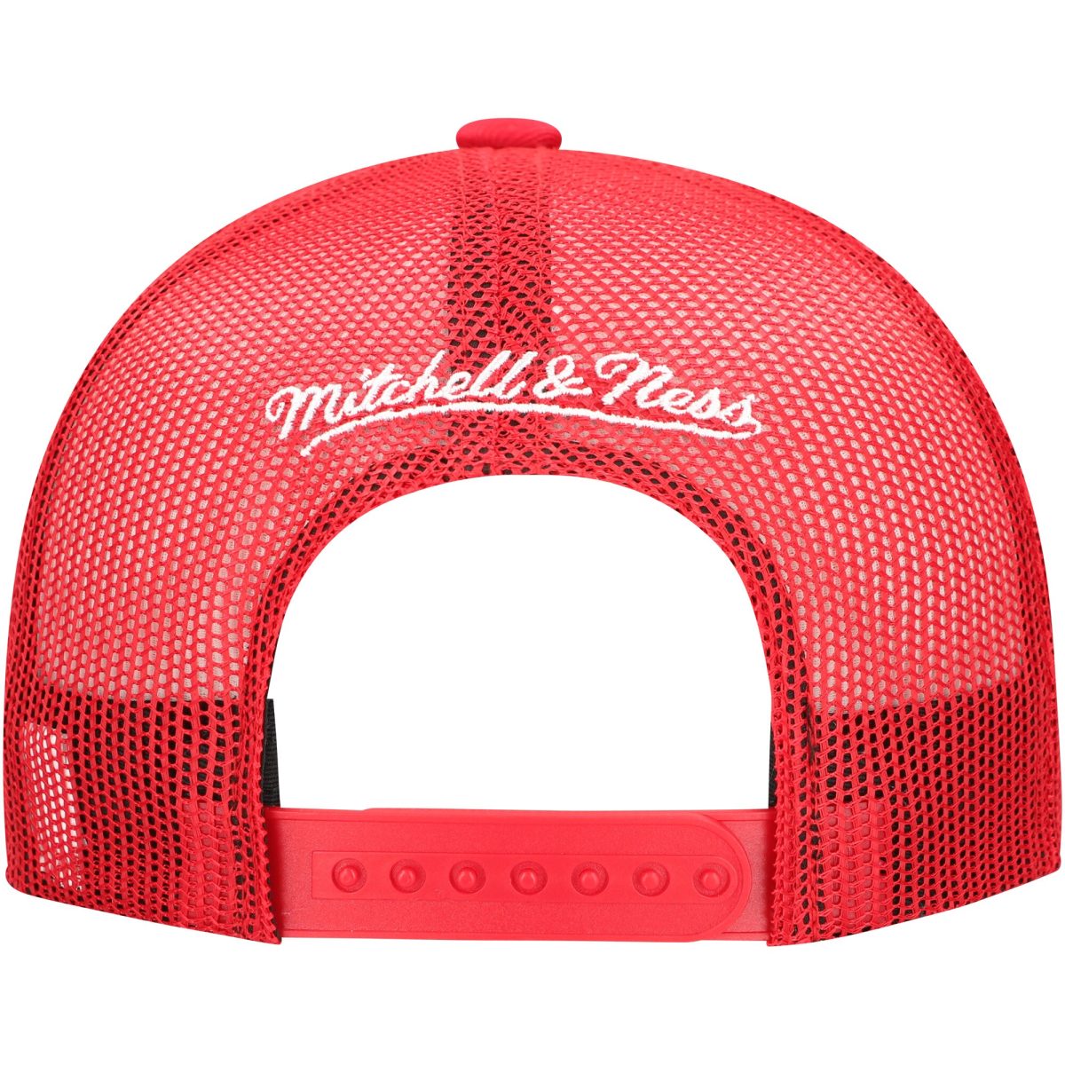 NBA men8217s chicago bulls mitchell amp ness red core evergreen otc trucker adjustable hat Collection - Official Jerseys & Hats | NBA Store