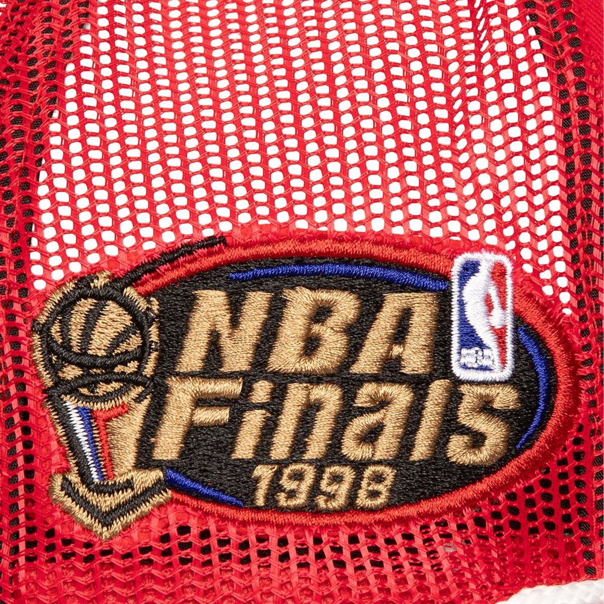 NBA men8217s chicago bulls mitchell amp ness red roper meshback trucker snapback hat Collection - Official Jerseys & Hats | NBA Store