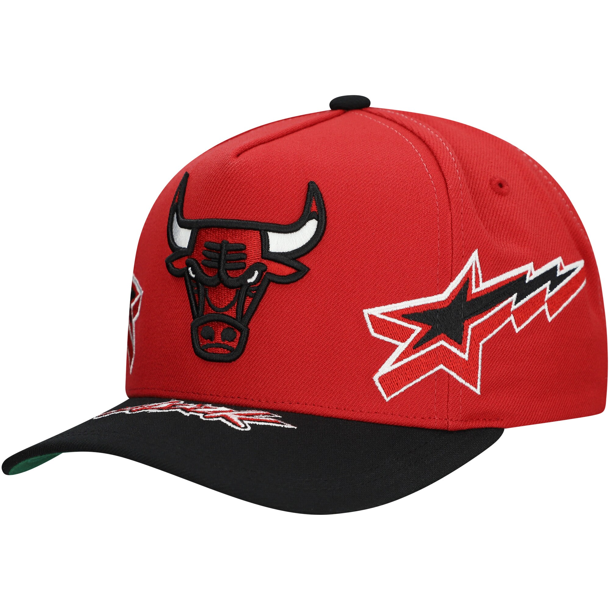 NBA men8217s chicago bulls mitchell amp ness redblack as2k stars pro crown adjustable hat Collection - Official Jerseys & Hats | NBA Store