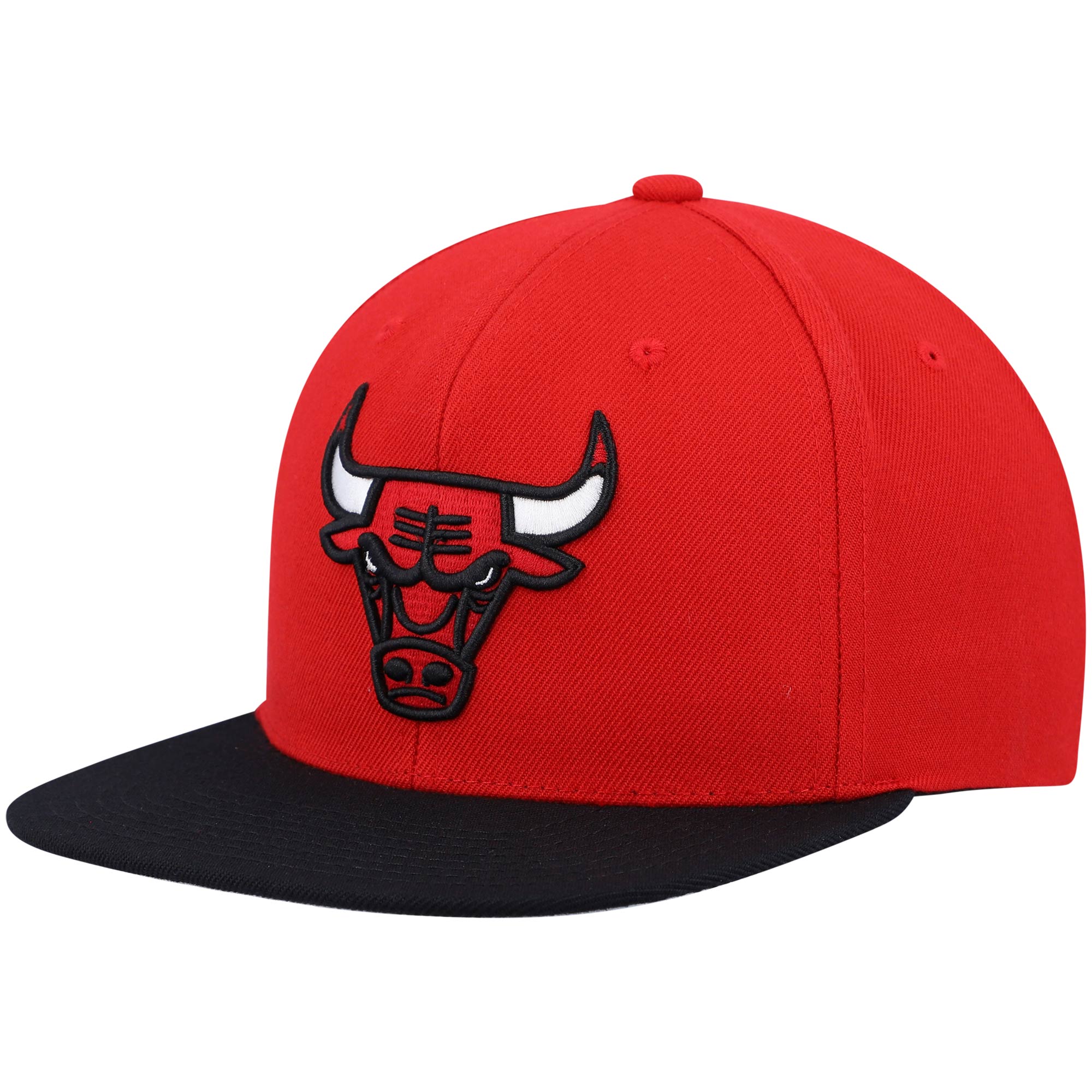 NBA men8217s chicago bulls mitchell amp ness redblack team two-tone 2.0 snapback hat Collection - Official Jerseys & Hats | NBA Store