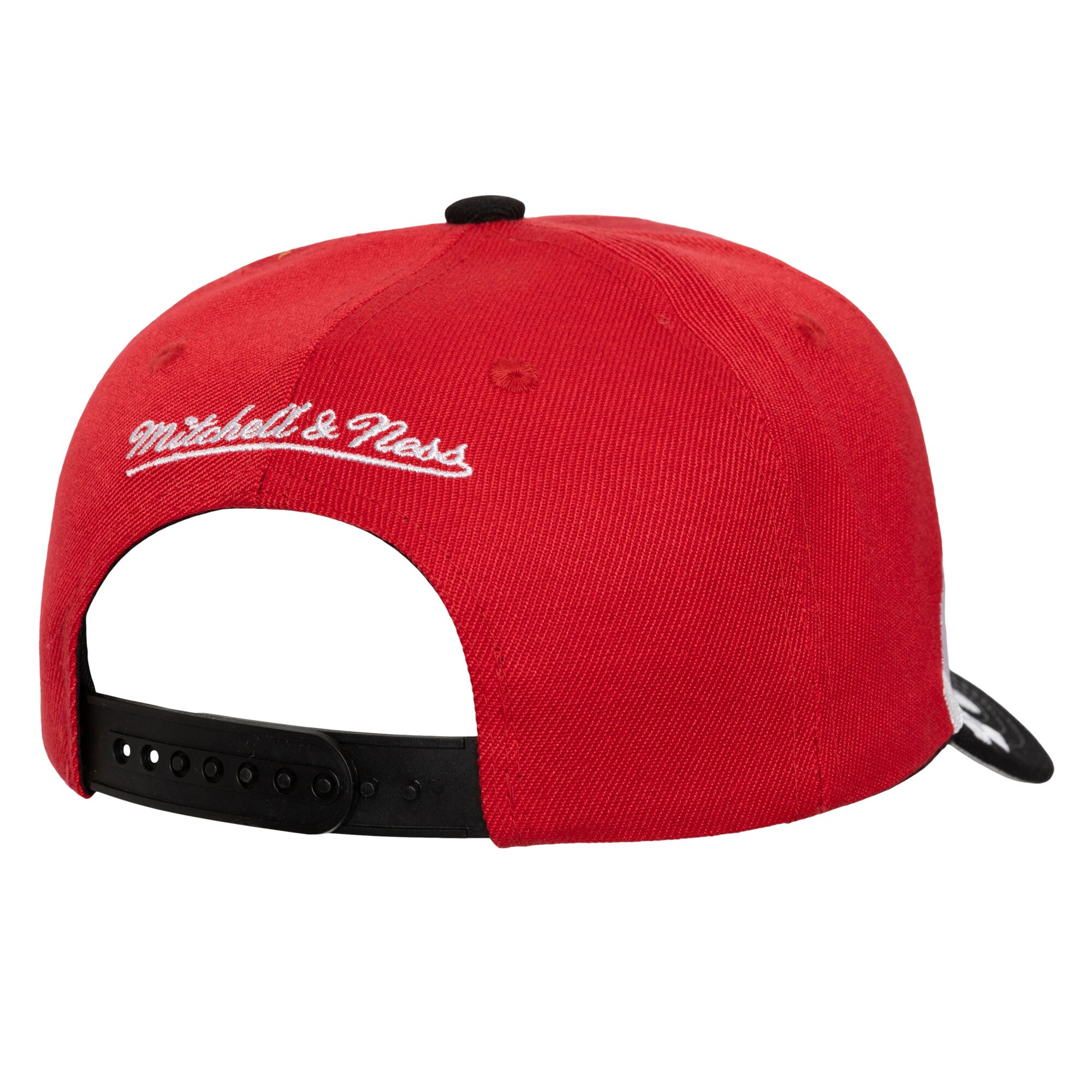 NBA men8217s chicago bulls mitchell amp ness redblack underarch two-tone pro crown snapback hat Collection - Official Jerseys & Hats | NBA Store