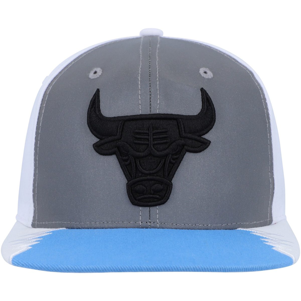 NBA men8217s chicago bulls mitchell amp ness silverblue day 5 snapback hat Collection - Official Jerseys & Hats | NBA Store