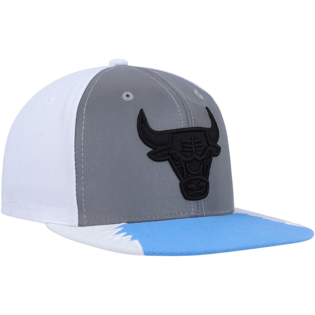 NBA men8217s chicago bulls mitchell amp ness silverblue day 5 snapback hat Collection - Official Jerseys & Hats | NBA Store