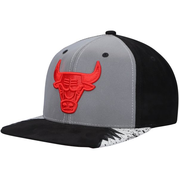 NBA men8217s chicago bulls mitchell amp ness silvergray day 5 snapback hat Collection - Official Jerseys & Hats | NBA Store