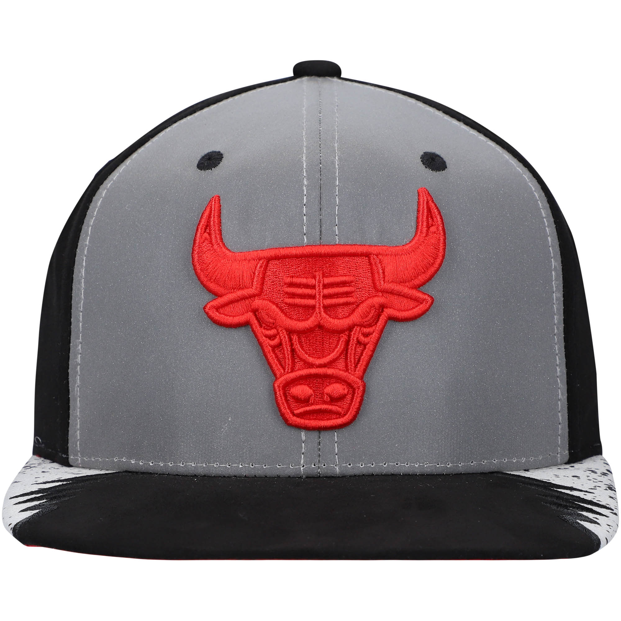 NBA men8217s chicago bulls mitchell amp ness silvergray day 5 snapback hat Collection - Official Jerseys & Hats | NBA Store