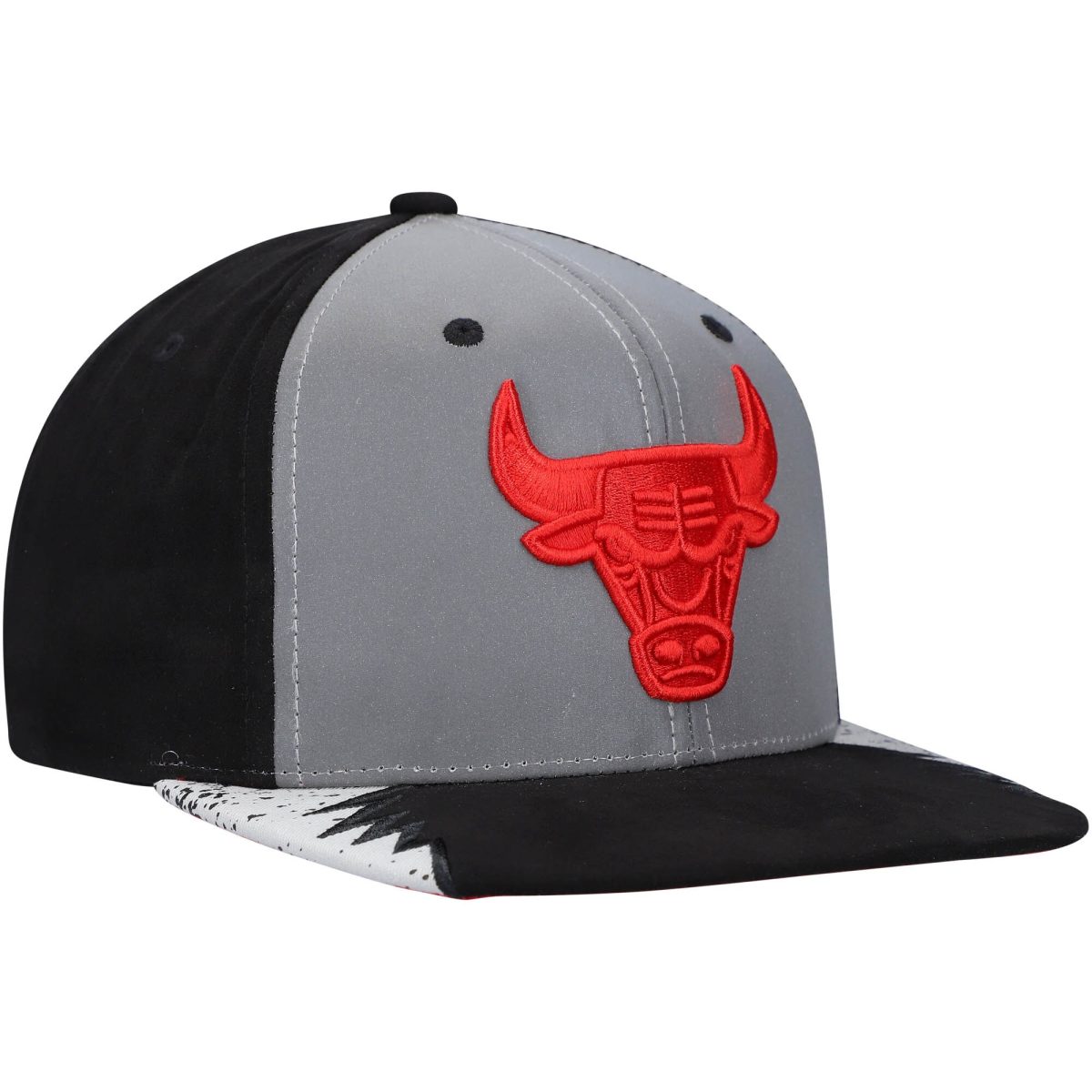 NBA men8217s chicago bulls mitchell amp ness silvergray day 5 snapback hat Collection - Official Jerseys & Hats | NBA Store