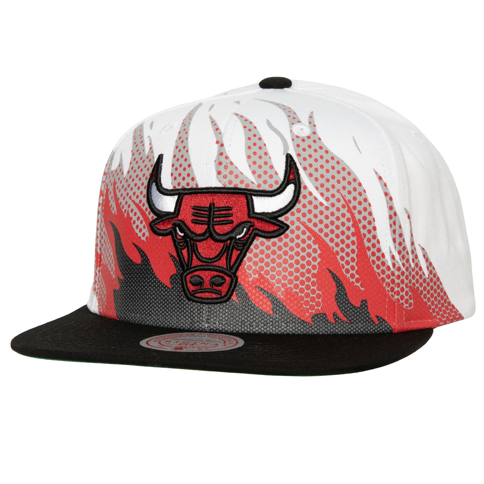 NBA men8217s chicago bulls mitchell amp ness white hot fire snapback hat Collection - Official Jerseys & Hats | NBA Store