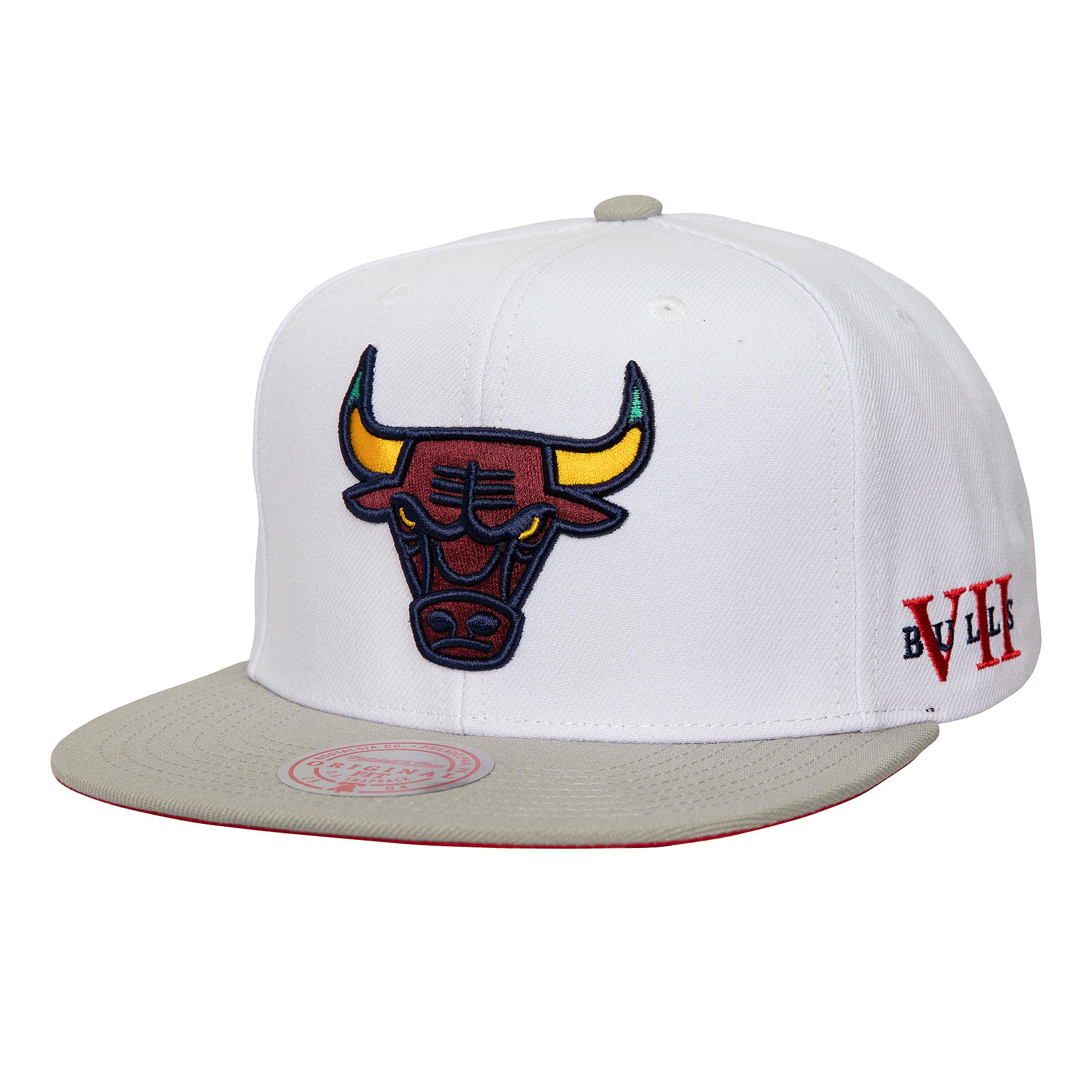 NBA men8217s chicago bulls mitchell amp ness whitegray core snapback hat Collection - Official Jerseys & Hats | NBA Store
