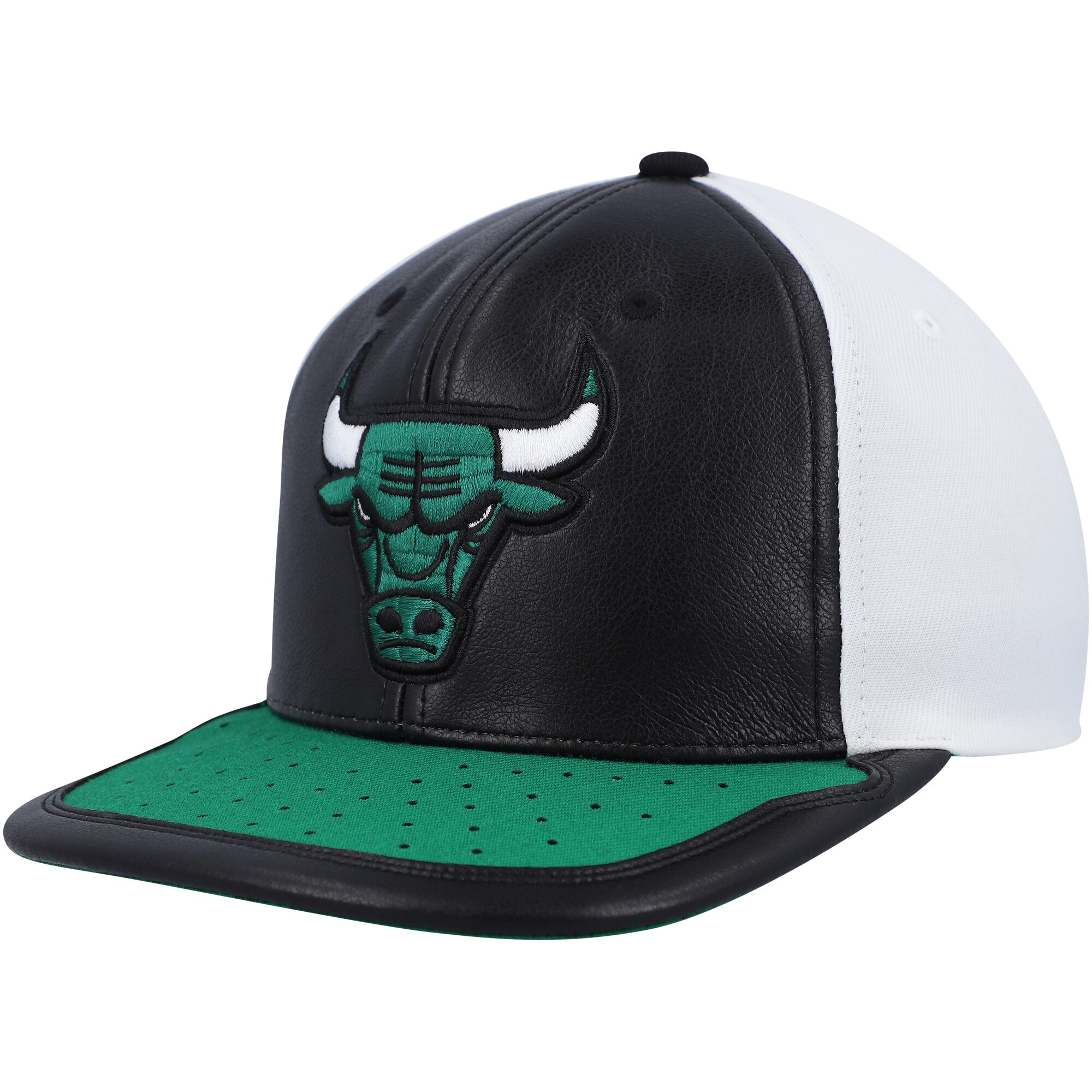 NBA men8217s chicago bulls mitchell amp ness whitegreen day one snapback hat Collection - Official Jerseys & Hats | NBA Store