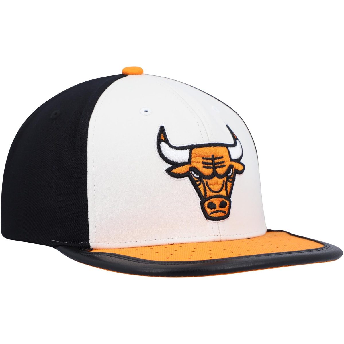 NBA men8217s chicago bulls mitchell amp ness whiteorange day one snapback hat Collection - Official Jerseys & Hats | NBA Store