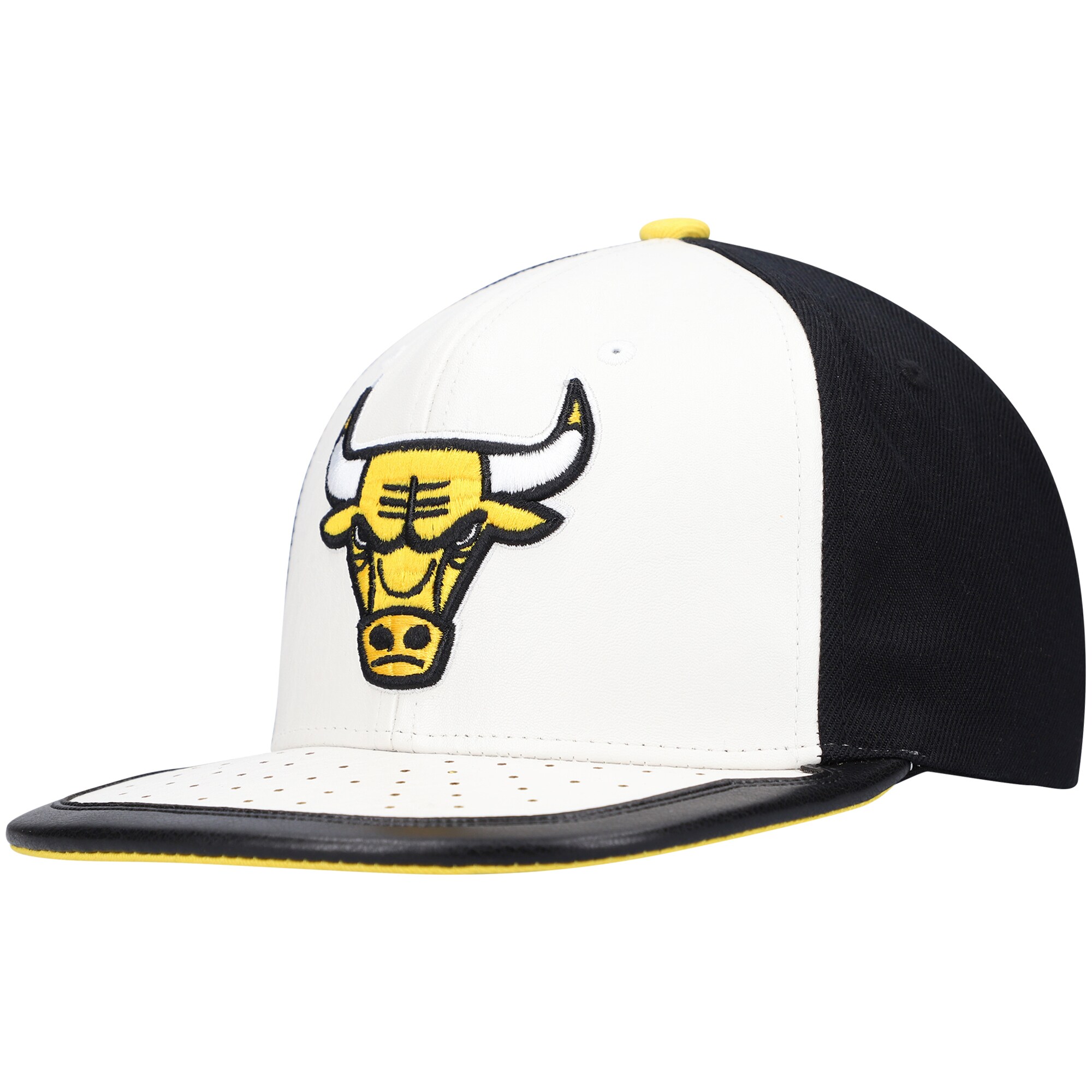 NBA men8217s chicago bulls mitchell amp ness whiteyellow day one snapback hat Collection - Official Jerseys & Hats | NBA Store