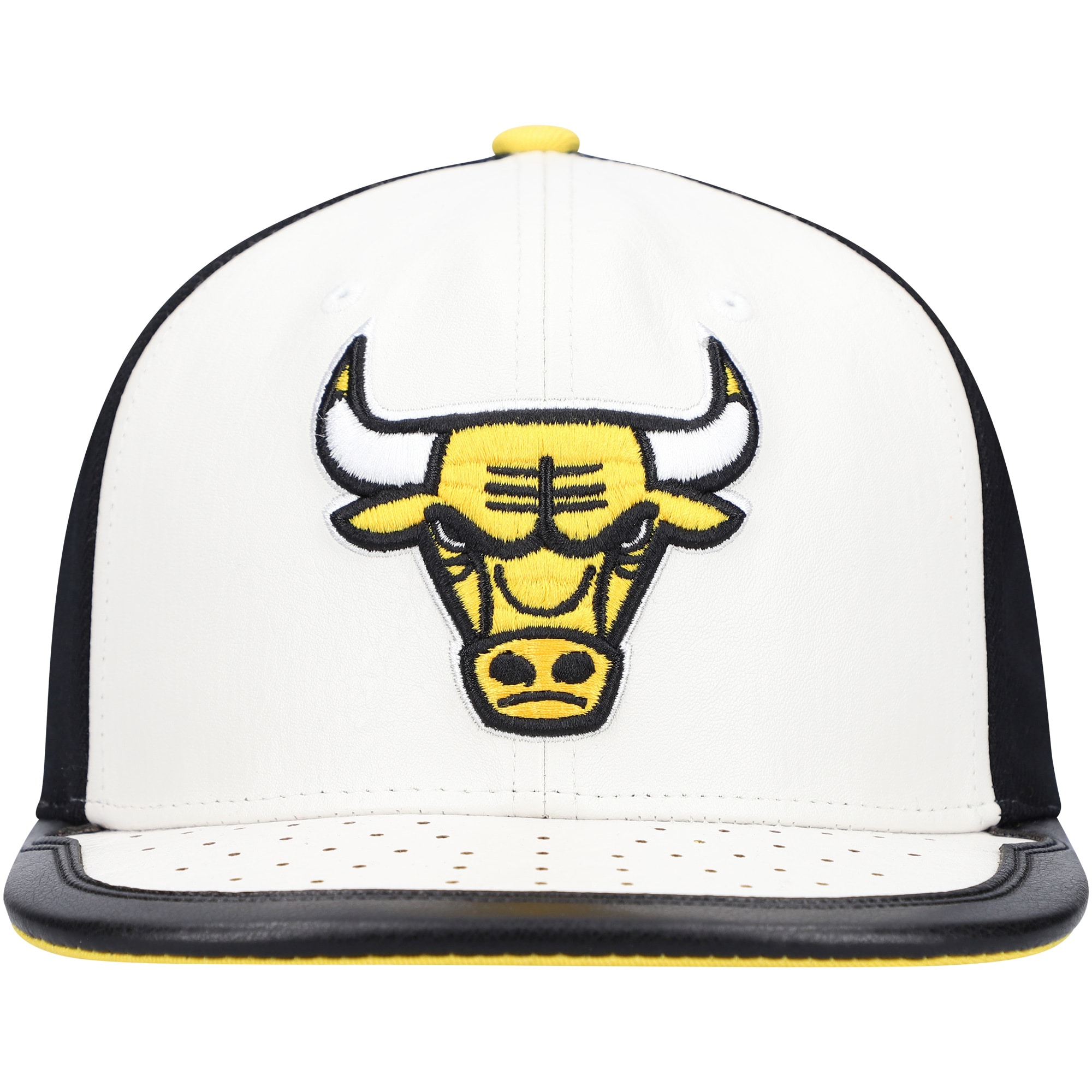 NBA men8217s chicago bulls mitchell amp ness whiteyellow day one snapback hat Collection - Official Jerseys & Hats | NBA Store
