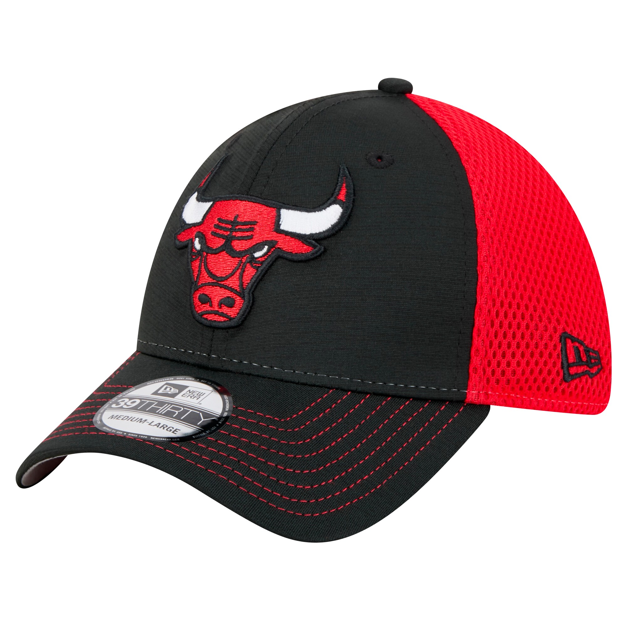 NBA men8217s chicago bulls new era black active tech neo flex 39thirty flex hat Collection - Official Jerseys & Hats | NBA Store