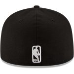 NBA men8217s chicago bulls new era black black amp white logo 59fifty fitted hat Collection - Official Jerseys & Hats | NBA Store
