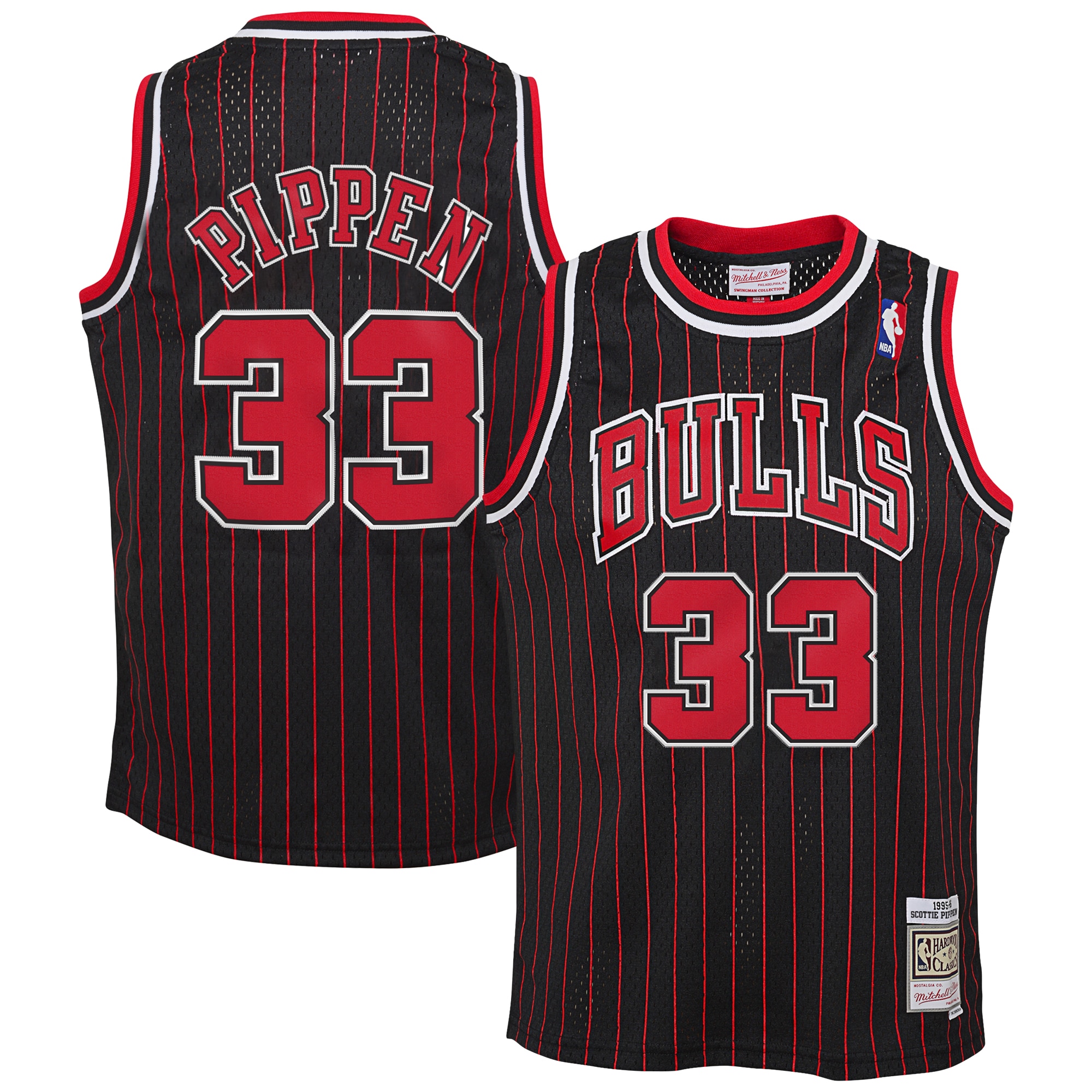 NBA men8217s chicago bulls scottie pippen mitchell amp ness black big amp tall hardwood classics swingman jersey Collection - Official Jerseys & Hats | NBA Store