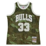 NBA men8217s chicago bulls scottie pippen mitchell amp ness camo hardwood classics 199798 ghost green swingman jersey Collection - Official Jerseys & Hats | NBA Store