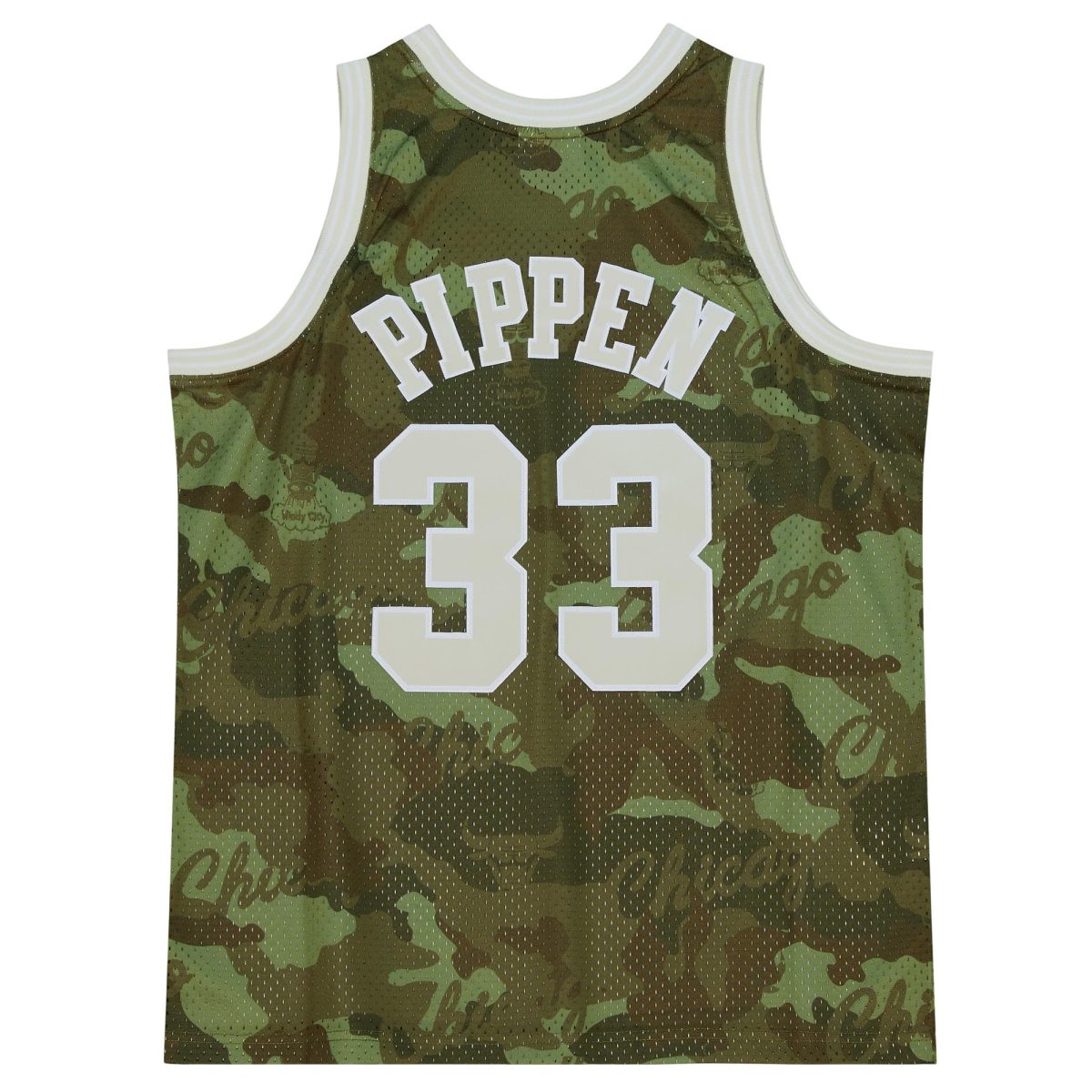 NBA men8217s chicago bulls scottie pippen mitchell amp ness camo hardwood classics 199798 ghost green swingman jersey Collection - Official Jerseys & Hats | NBA Store