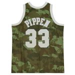 NBA men8217s chicago bulls scottie pippen mitchell amp ness camo hardwood classics 199798 ghost green swingman jersey Collection - Official Jerseys & Hats | NBA Store