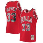 NBA men8217s chicago bulls scottie pippen mitchell amp ness red 199798 hardwood classics nba 75th anniversary diamond swingman jersey Collection - Official Jerseys & Hats | NBA Store