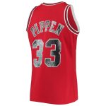 NBA men8217s chicago bulls scottie pippen mitchell amp ness red 199798 hardwood classics nba 75th anniversary diamond swingman jersey Collection - Official Jerseys & Hats | NBA Store