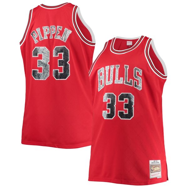 NBA men8217s chicago bulls scottie pippen mitchell amp ness red big amp tall 199798 nba 75th anniversary diamond swingman jersey Collection - Official Jerseys & Hats | NBA Store