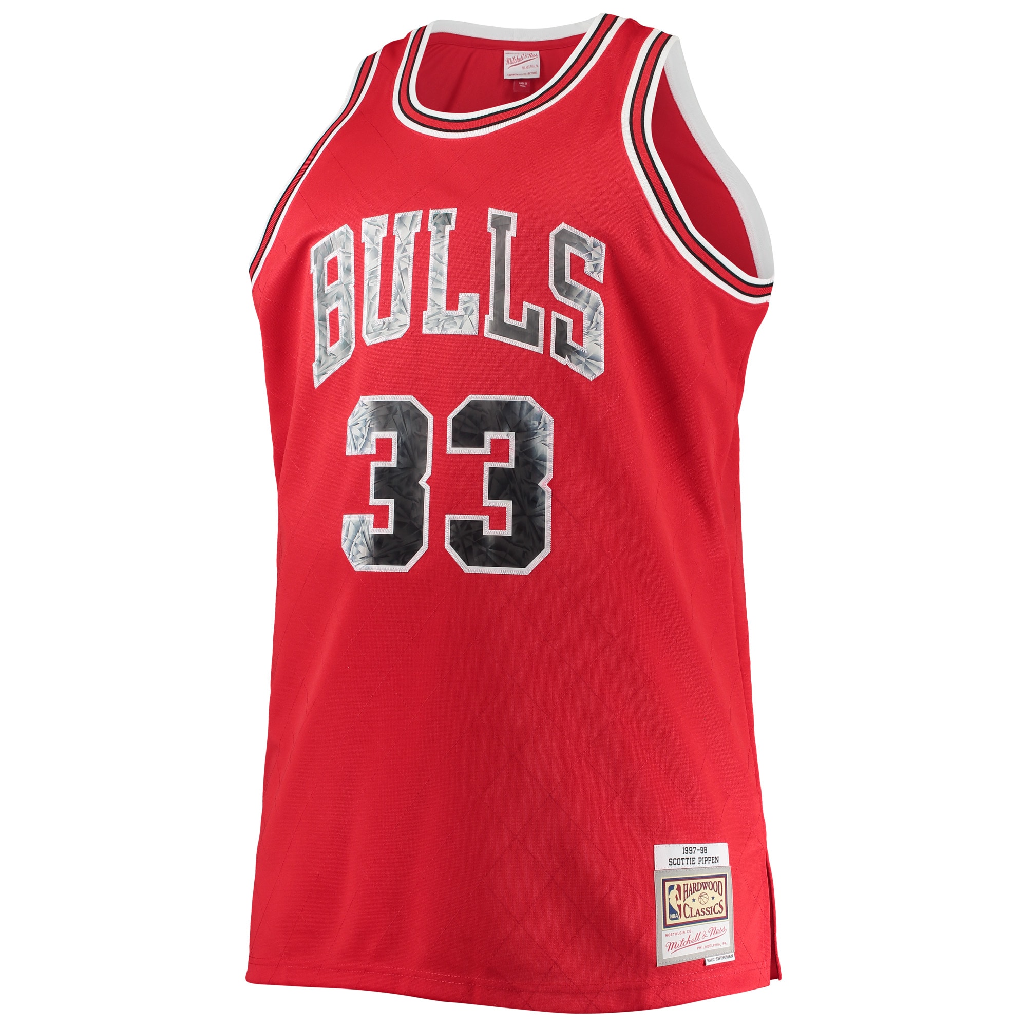 NBA men8217s chicago bulls scottie pippen mitchell amp ness red big amp tall 199798 nba 75th anniversary diamond swingman jersey Collection - Official Jerseys & Hats | NBA Store