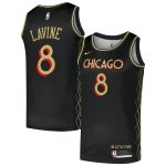 NBA men8217s chicago bulls zach lavine nike black swingman player jersey – city edition Collection - Official Jerseys & Hats | NBA Store