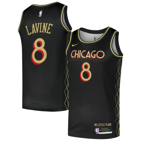 NBA men8217s chicago bulls zach lavine nike black swingman player jersey – city edition Collection - Official Jerseys & Hats | NBA Store