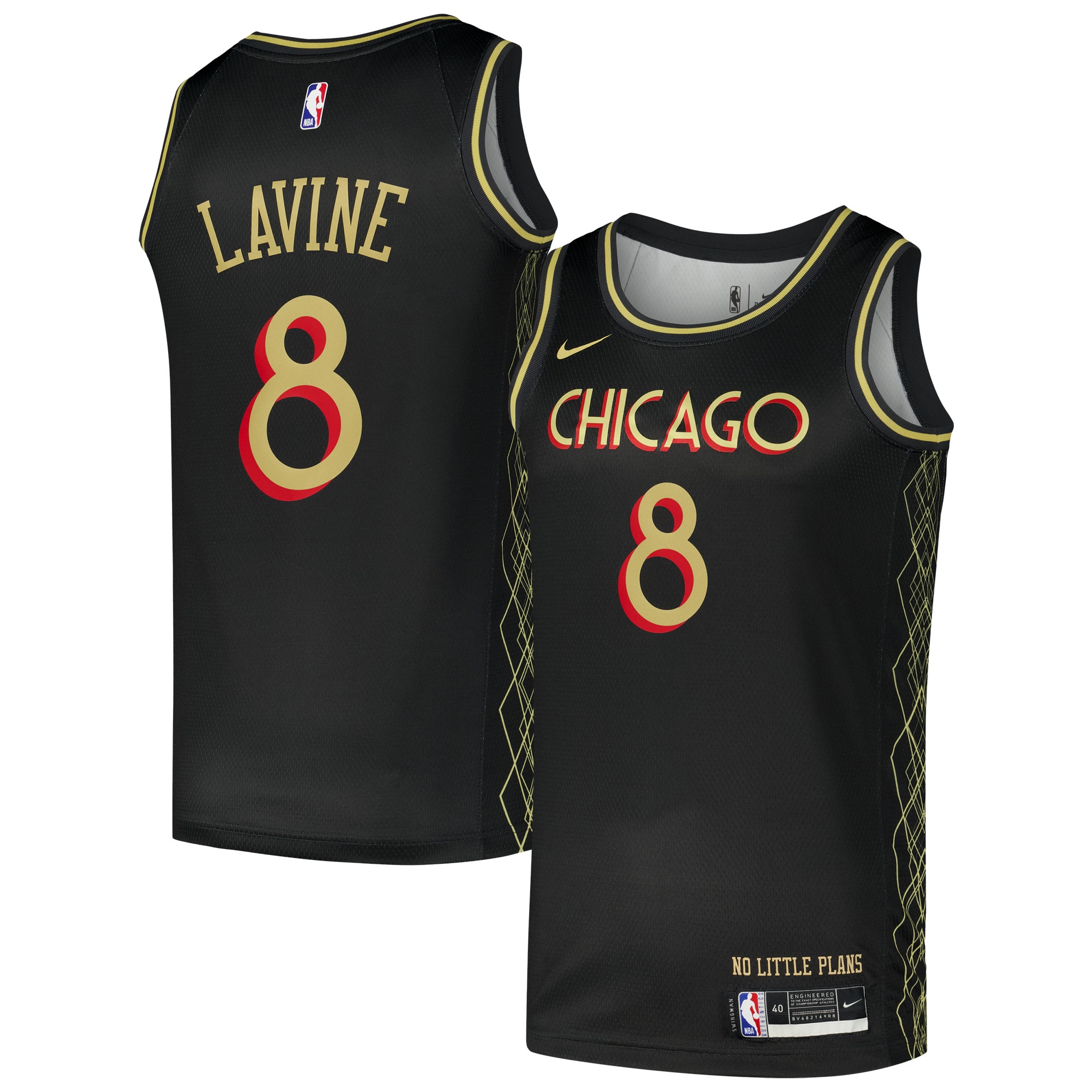 NBA men8217s chicago bulls zach lavine nike black swingman player jersey – city edition Collection - Official Jerseys & Hats | NBA Store