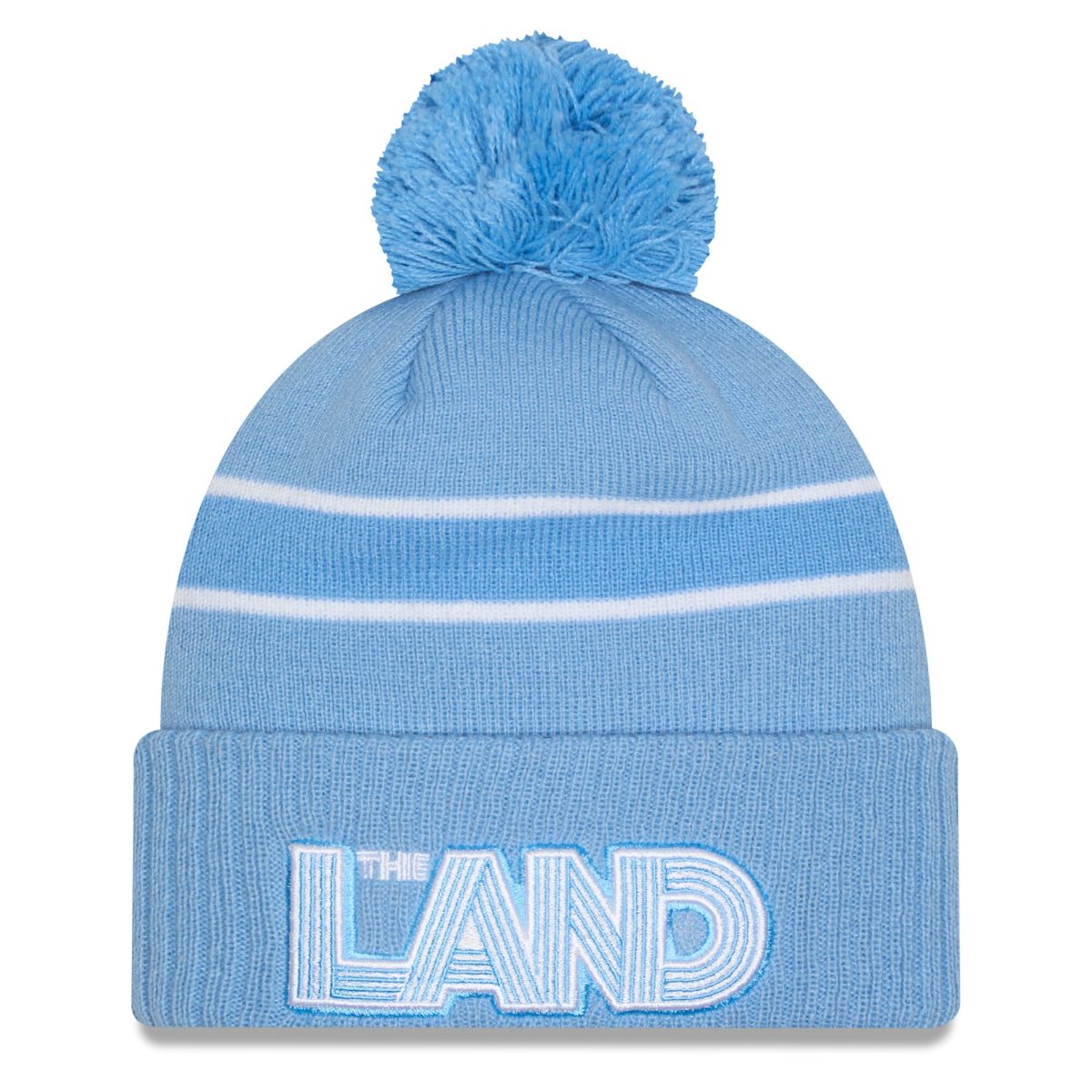 NBA men8217s cleveland cavaliers new era light blue 202425 city edition cuffed knit hat with pom Collection - Official Jerseys & Hats | NBA Store