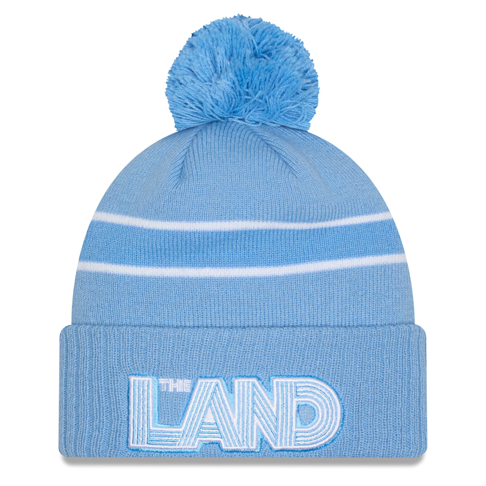 NBA men8217s cleveland cavaliers new era light blue 202425 city edition cuffed knit hat with pom Collection - Official Jerseys & Hats | NBA Store