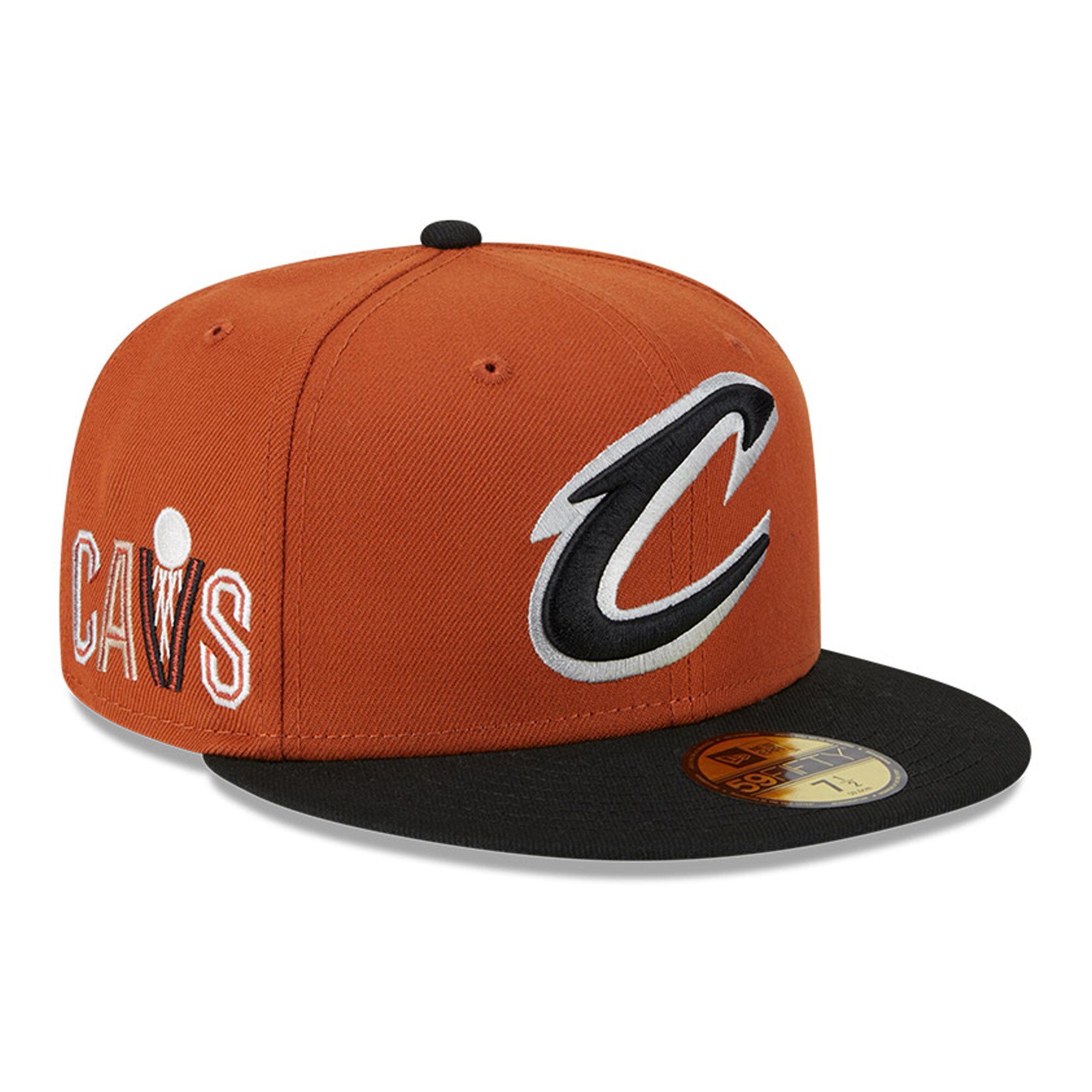 NBA men8217s cleveland cavaliers new era rustblack two-tone 59fifty fitted hat Collection - Official Jerseys & Hats | NBA Store