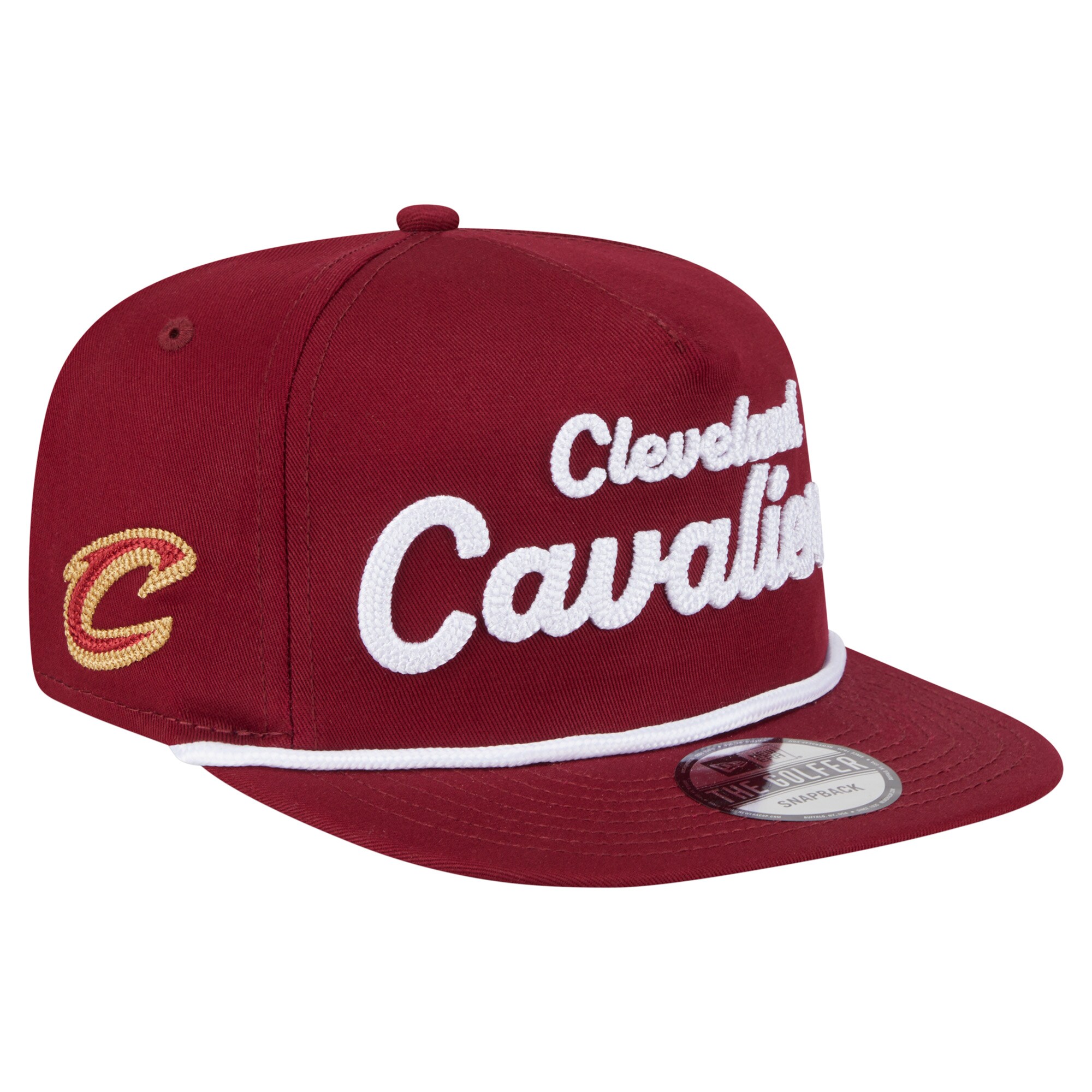 NBA men8217s cleveland cavaliers new era wine team text golfer snapback hat Collection - Official Jerseys & Hats | NBA Store