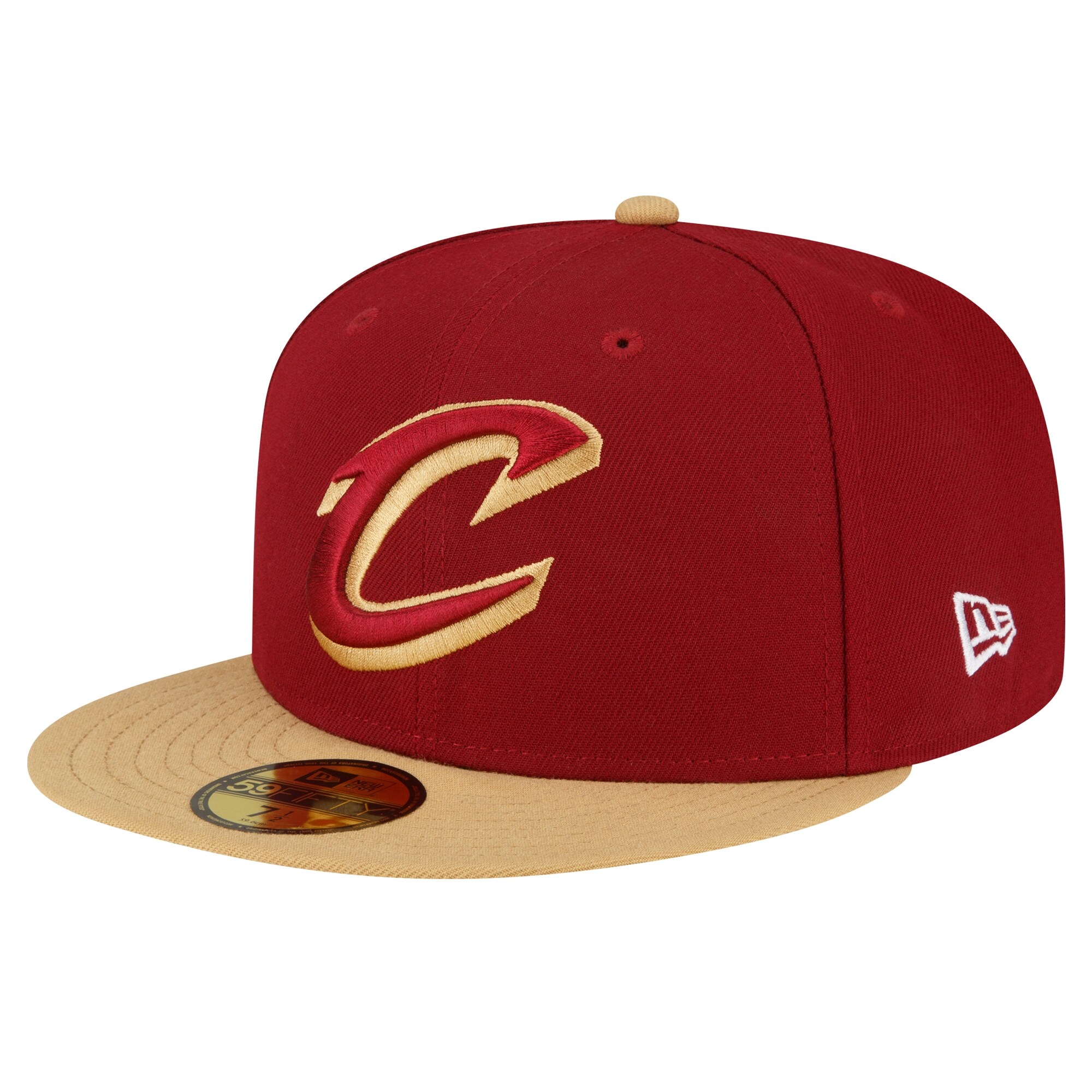 NBA men8217s cleveland cavaliers new era winegold 2-tone 59fifty fitted hat Collection - Official Jerseys & Hats | NBA Store