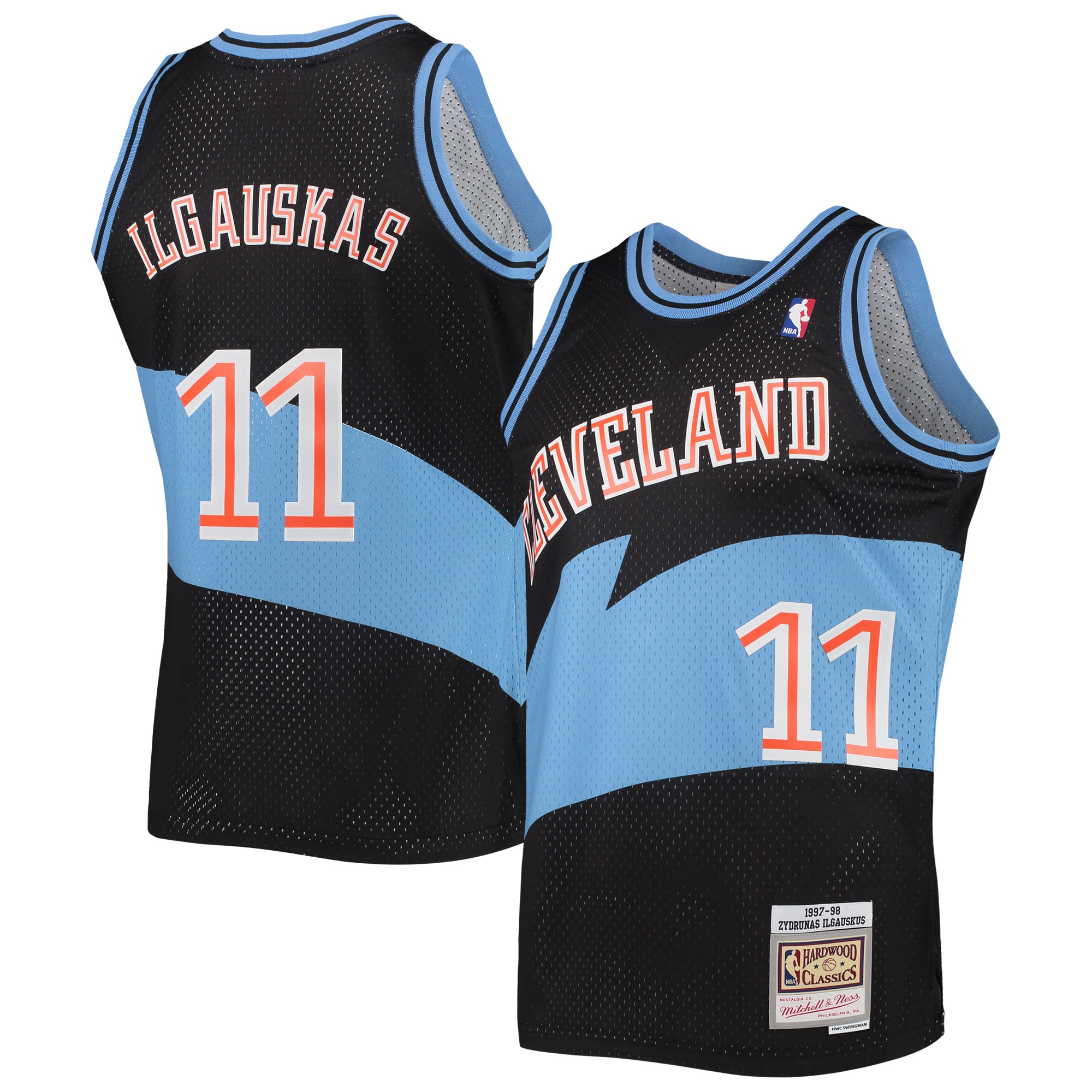 NBA men8217s cleveland cavaliers zydrunas ilgauskas mitchell amp ness black hardwood classics swingman jersey Collection - Official Jerseys & Hats | NBA Store