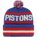 NBA men8217s detroit pistons 821747 blue bering cuffed knit hat with pom Collection - Official Jerseys & Hats | NBA Store