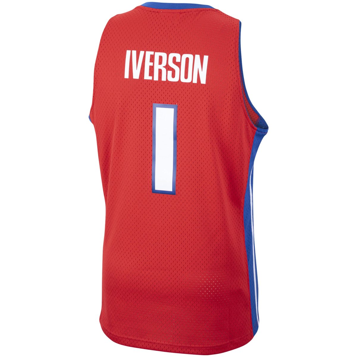NBA men8217s detroit pistons allen iverson mitchell amp ness red 200809 hardwood classics swingman jersey Collection - Official Jerseys & Hats | NBA Store