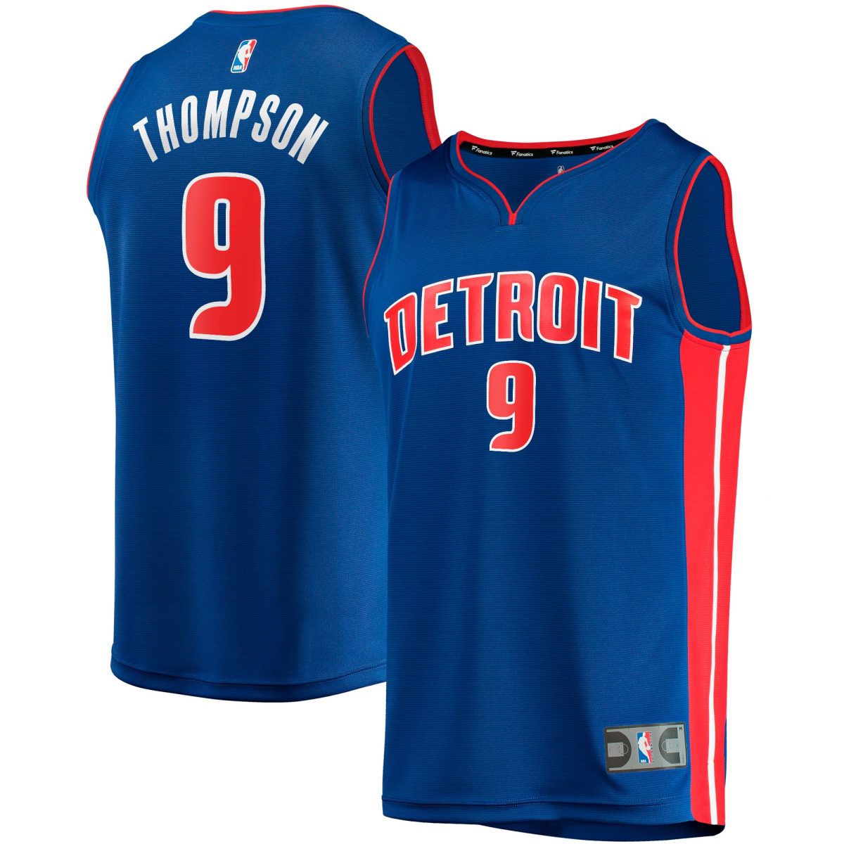 NBA men8217s detroit pistons ausar thompson fanatics royal fast break replica jersey – icon edition Collection - Official Jerseys & Hats | NBA Store