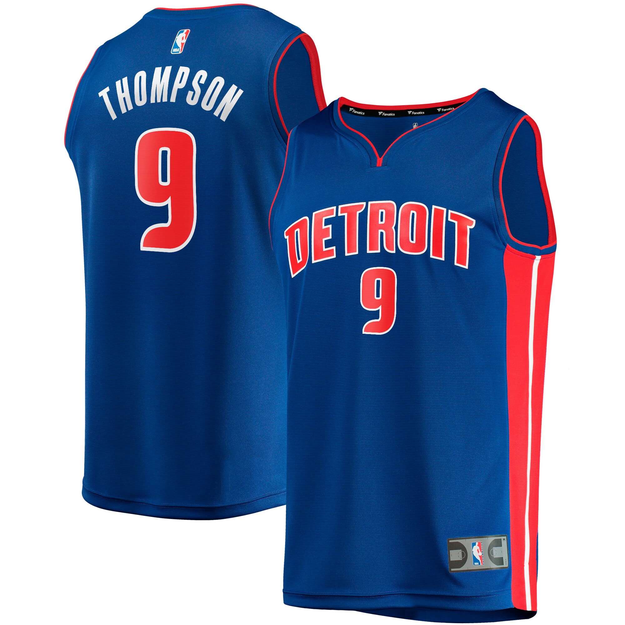 NBA men8217s detroit pistons ausar thompson fanatics royal fast break replica jersey – icon edition Collection - Official Jerseys & Hats | NBA Store