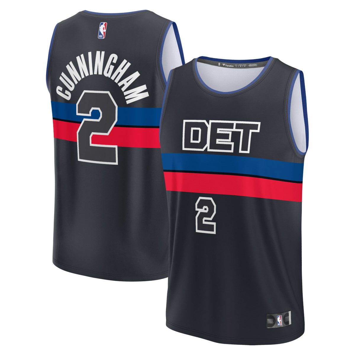 NBA men8217s detroit pistons cade cunningham fanatics black fast break replica player jersey – statement edition Collection - Official Jerseys & Hats | NBA Store