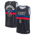 NBA men8217s detroit pistons cade cunningham fanatics black fast break replica player jersey – statement edition Collection - Official Jerseys & Hats | NBA Store