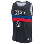 NBA men8217s detroit pistons cade cunningham fanatics black fast break replica player jersey – statement edition Collection - Official Jerseys & Hats | NBA Store
