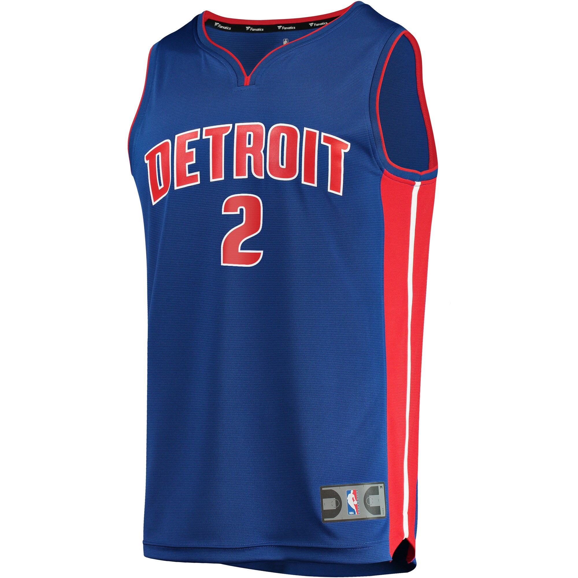 NBA men8217s detroit pistons cade cunningham fanatics blue 2021 nba draft first round pick fast break replica jersey – icon edition Collection - Official Jerseys & Hats | NBA Store