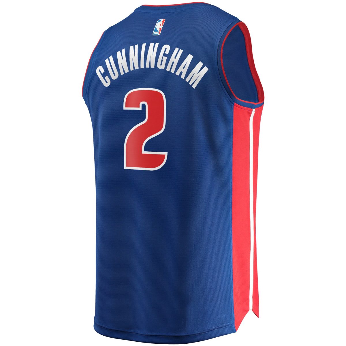 NBA men8217s detroit pistons cade cunningham fanatics blue 2021 nba draft first round pick fast break replica jersey – icon edition Collection - Official Jerseys & Hats | NBA Store