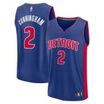 NBA men8217s detroit pistons cade cunningham fanatics blue fast break replica player jersey – icon edition Collection - Official Jerseys & Hats | NBA Store
